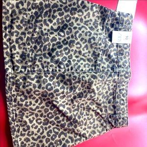 Girls brand new Zara leapord skirt